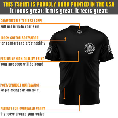 United States Army With Mono T-shirt