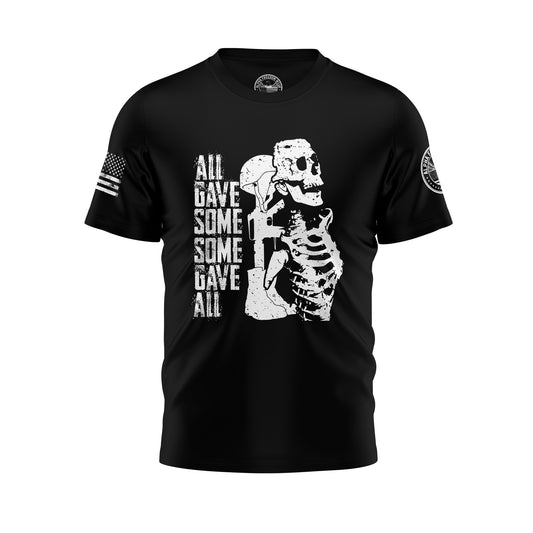 All Gave Some Some Gave All With Skull T-shirt