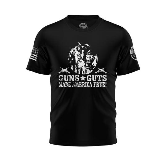 Guns & Guts made America Free T-shirt.