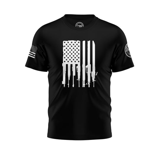 USA Gun Flag T-shirt