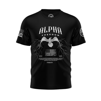 Alpha Freedom Eagle & Flag Fearless T-shirt