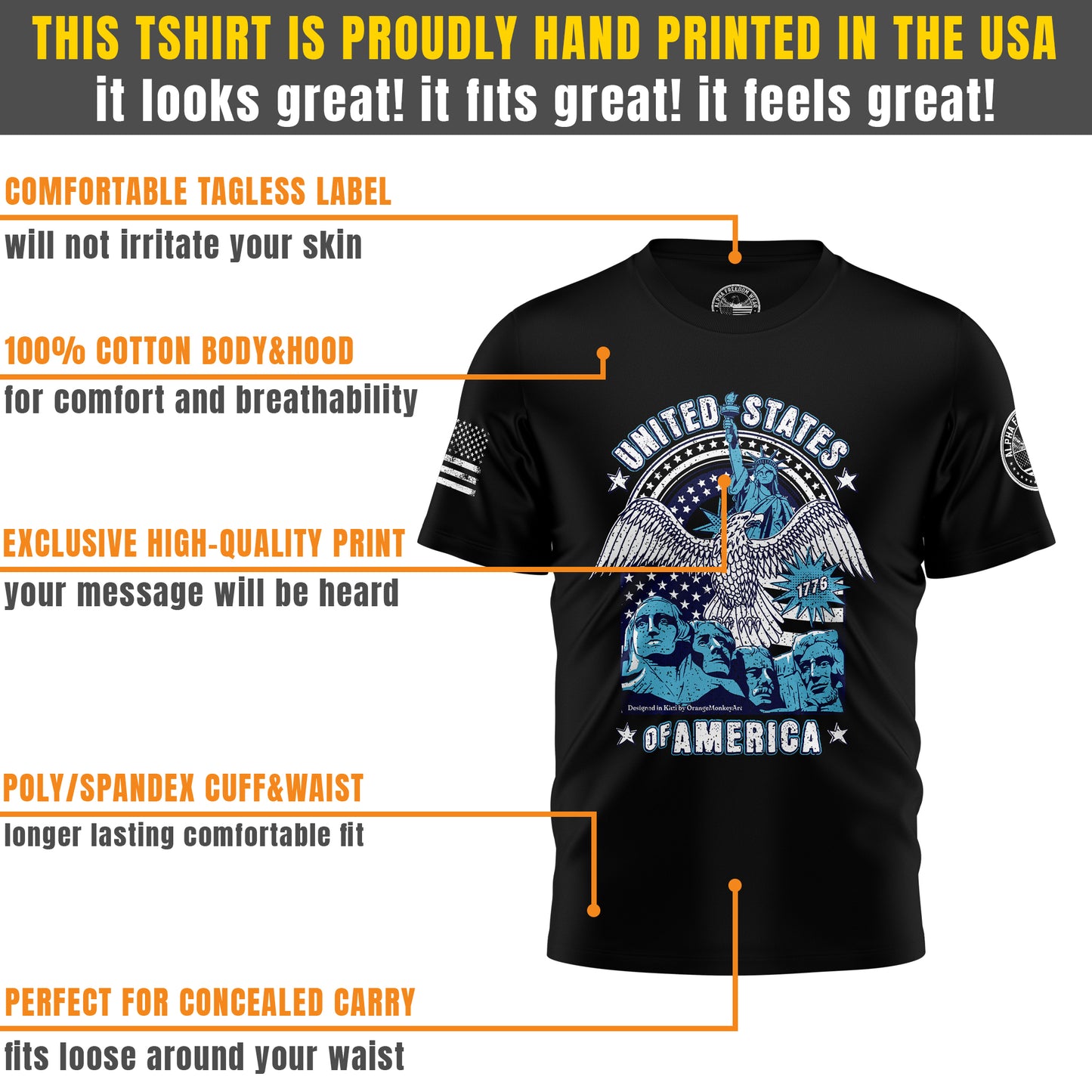 Freedom of USA T-Shirt