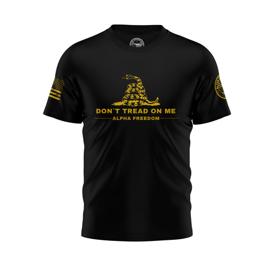 Don't Tread On Me – Yellow Print T-Shirt