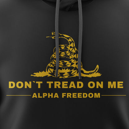 Don't Tread On Me – Yellow Print Hoodie