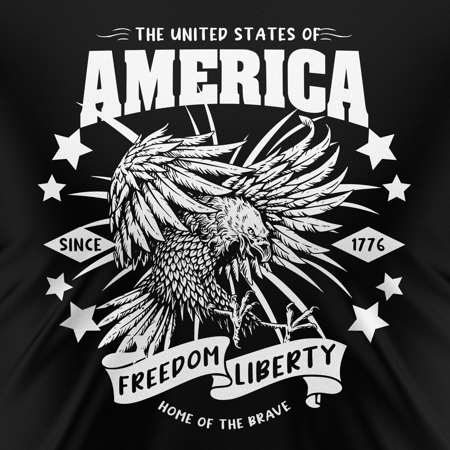 Since 1776 – Freedom & Liberty T-Shirt Home of The Brave