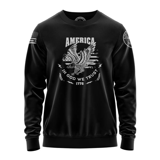 AMERICA IN GOD WE TRUST SWEATSHIRT 1776