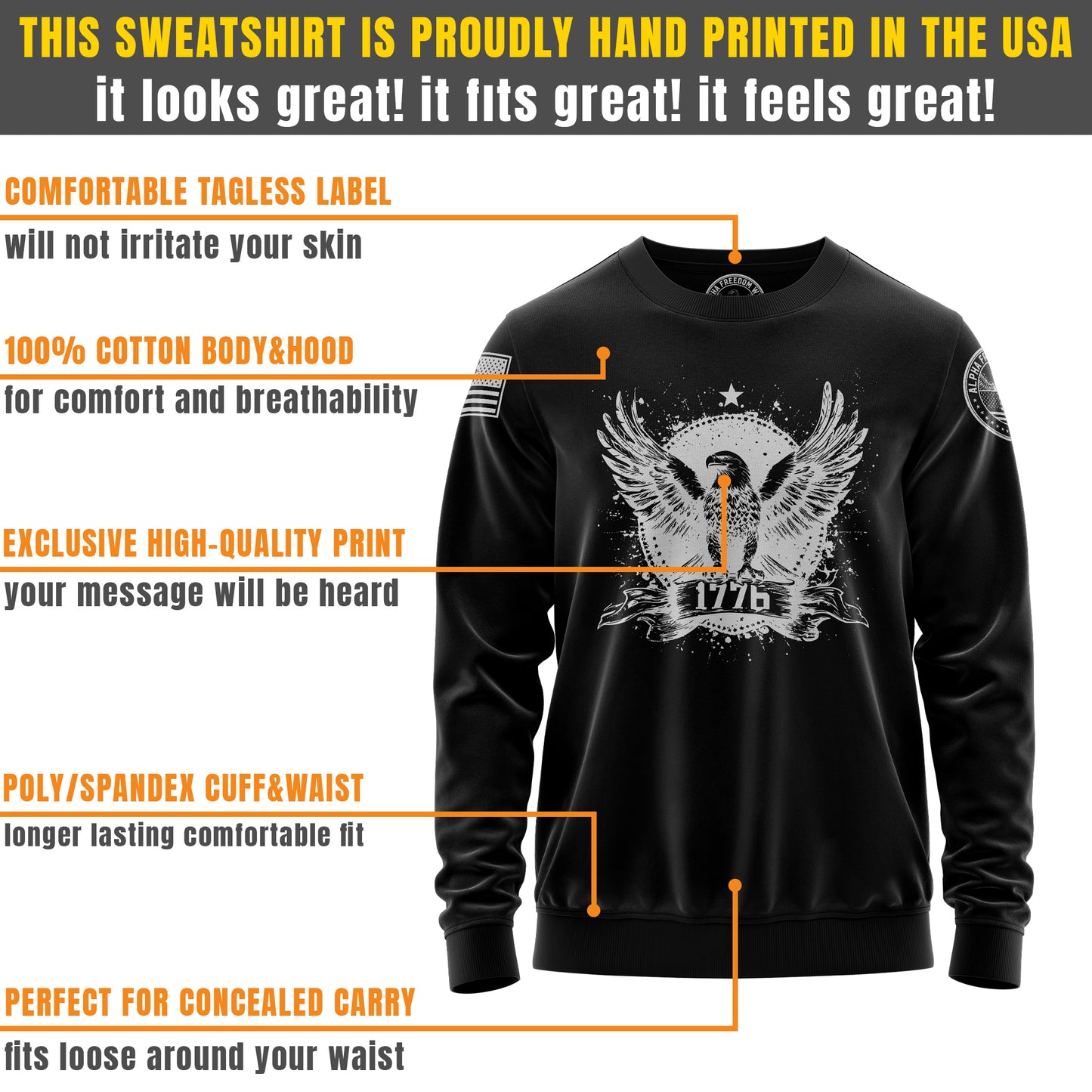 1776 Eagle – Sweatshirt