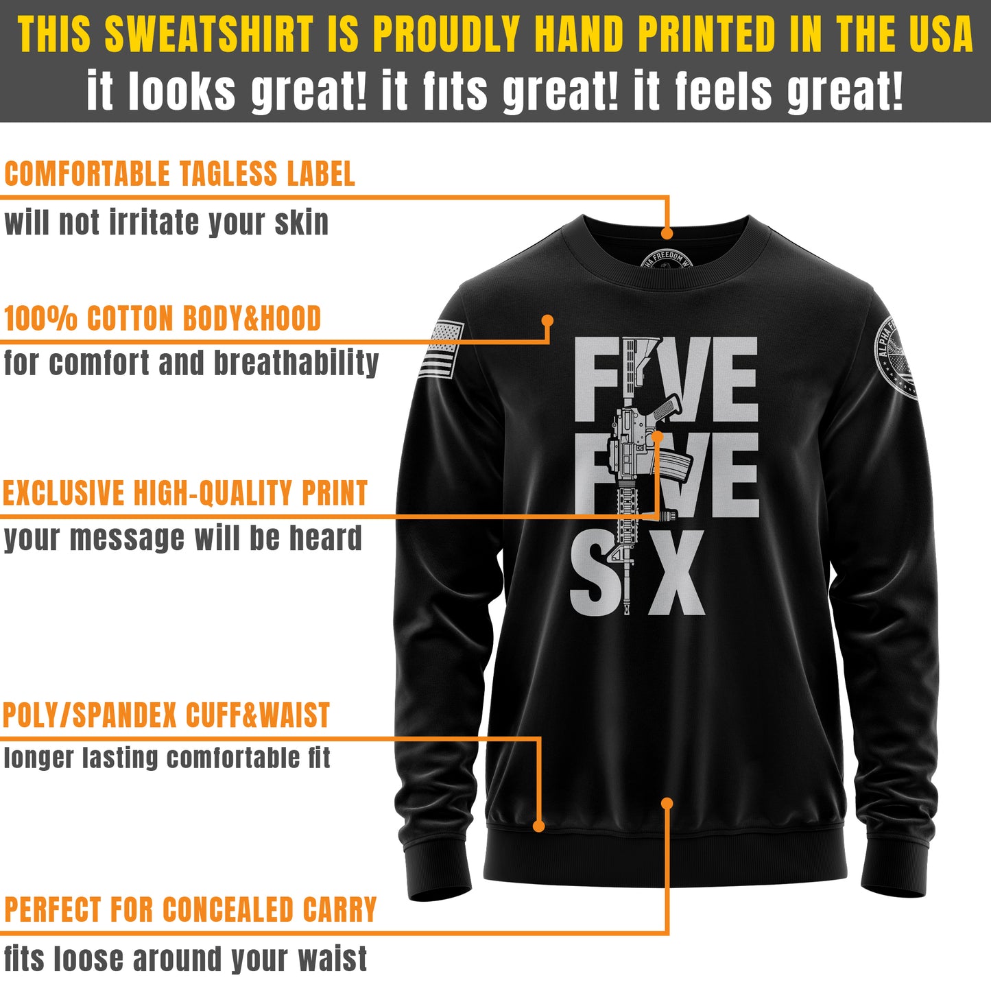 Five Five Six – Sweatshirt