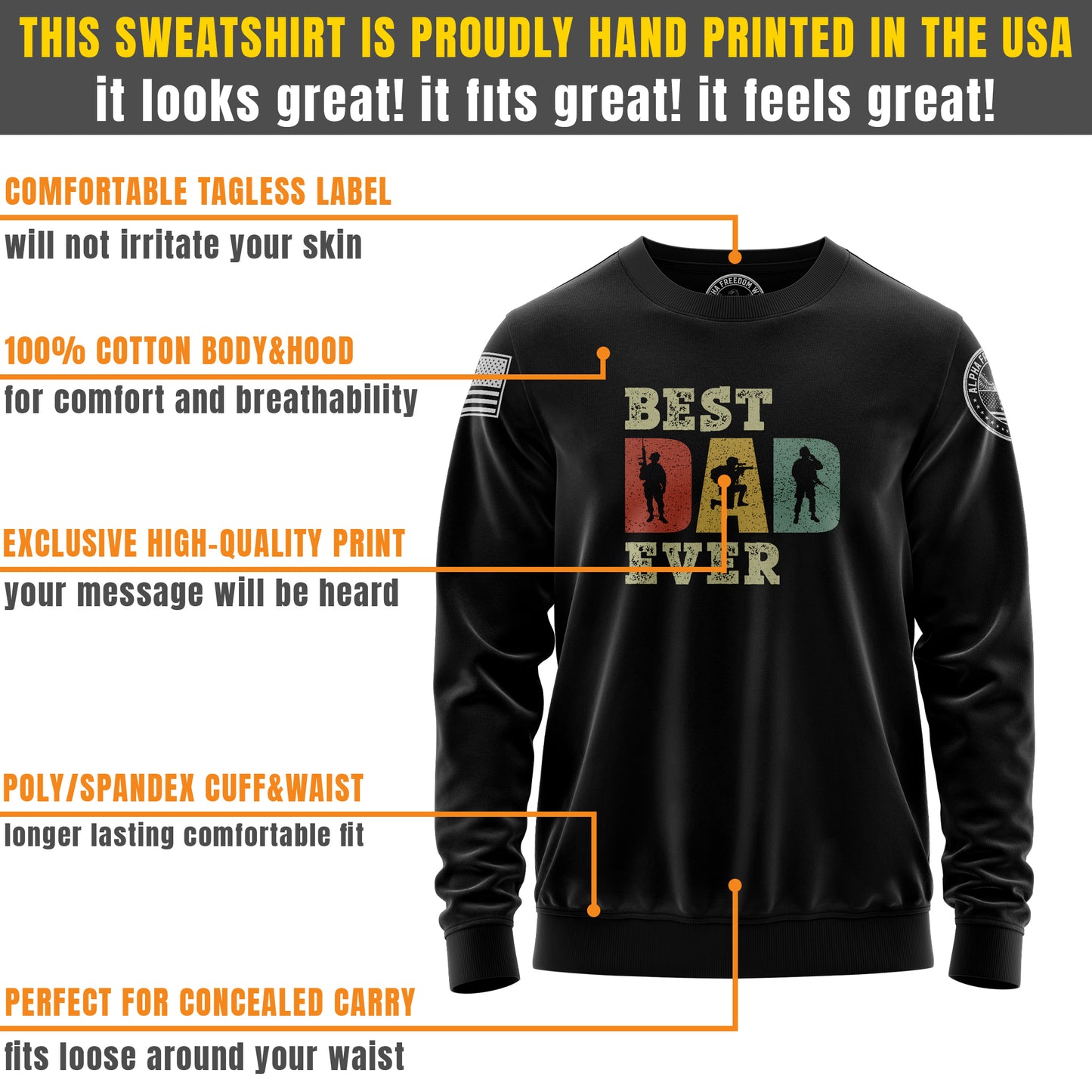 Best Dad Ever – Sweatshirt