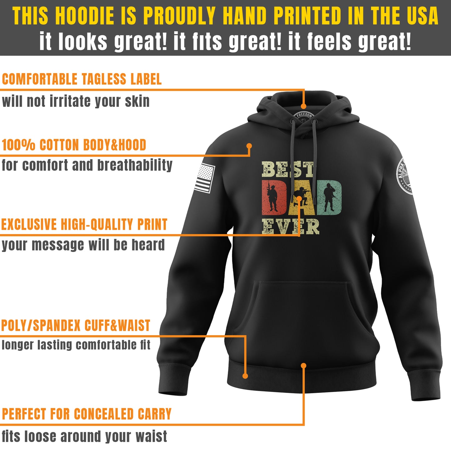 Best Dad Ever – Hoodie