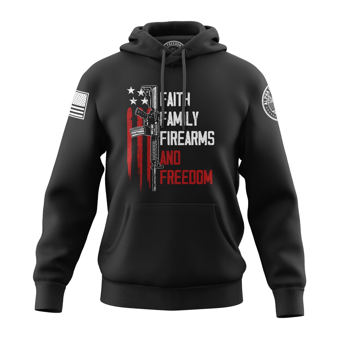 Faith, Family, Firearms & Freedom – Hoodie