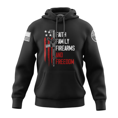 Faith, Family, Firearms & Freedom – Hoodie