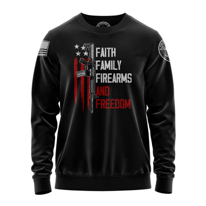 Faith, Family, Firearms & Freedom – Sweatshirt