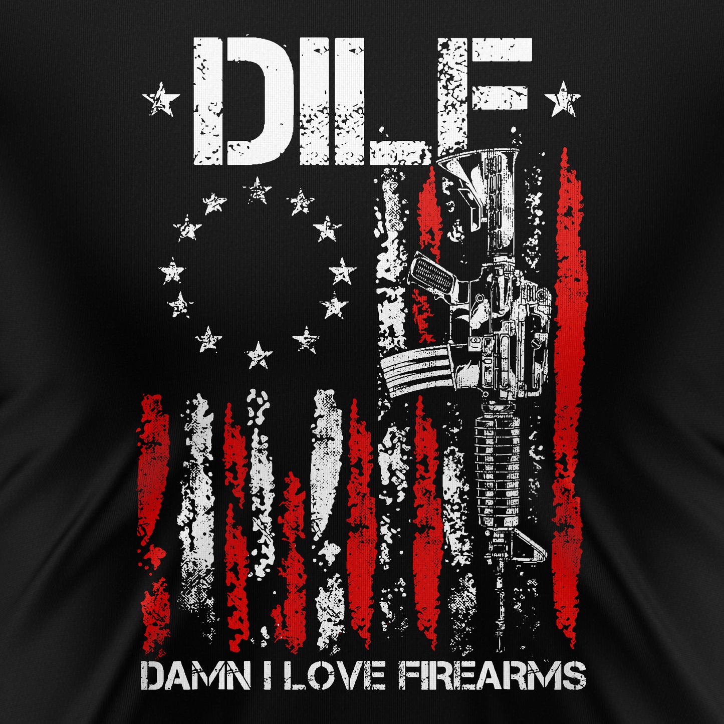 Gun American Flag DILF – T-Shirt