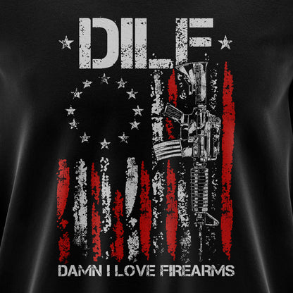 Gun American Flag DILF – Sweatshirt