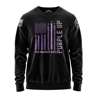 Purple Up for Military Kids – Sweatshirt