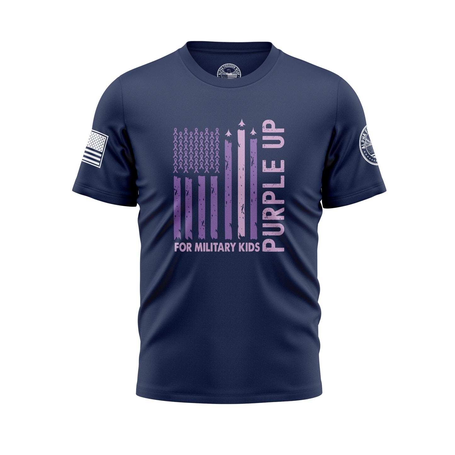 Purple Up for Military Kids – T-Shirt