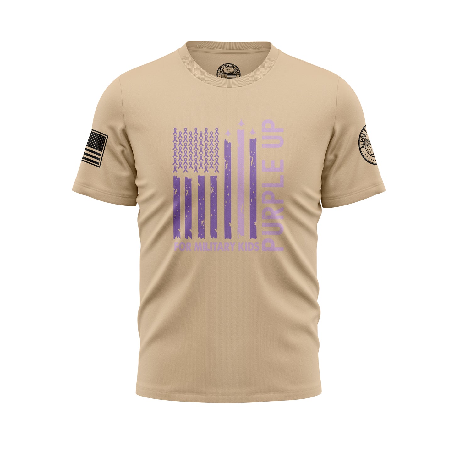 Purple Up for Military Kids – T-Shirt