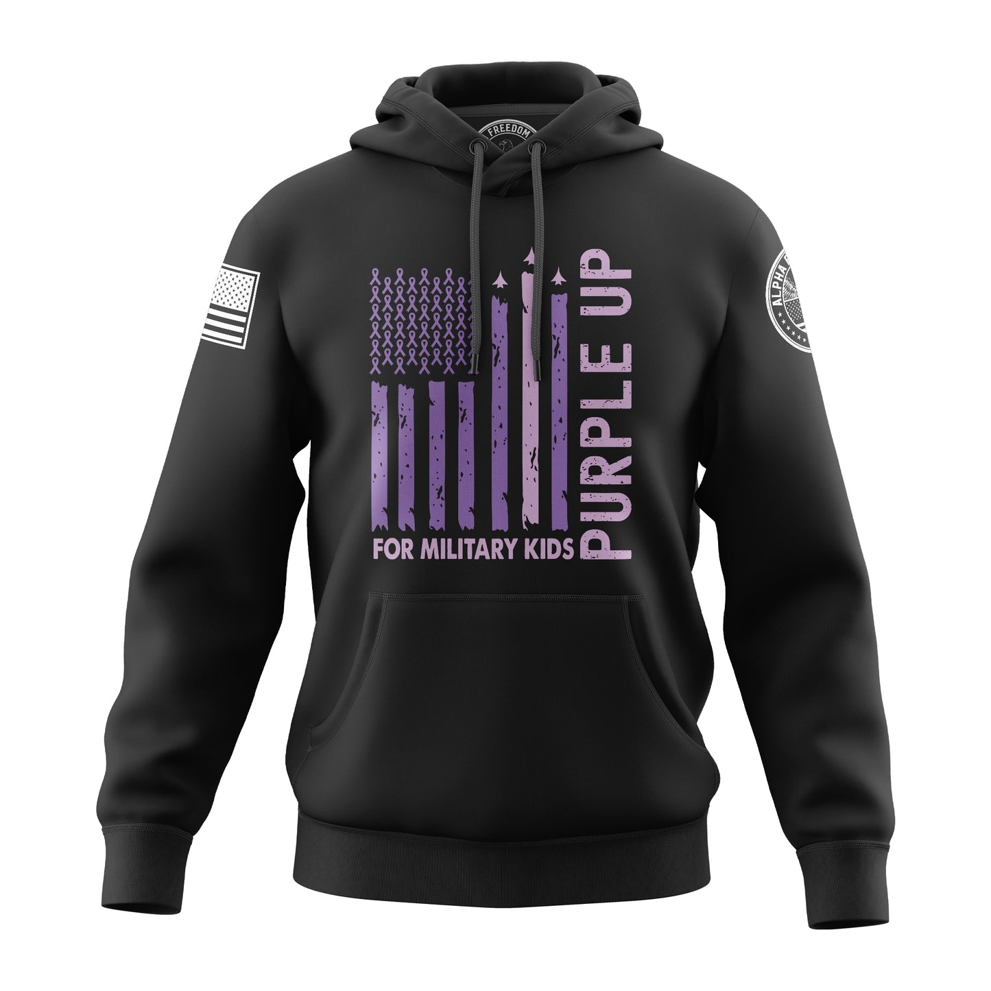 Purple Up for Military Kids – Hoodie