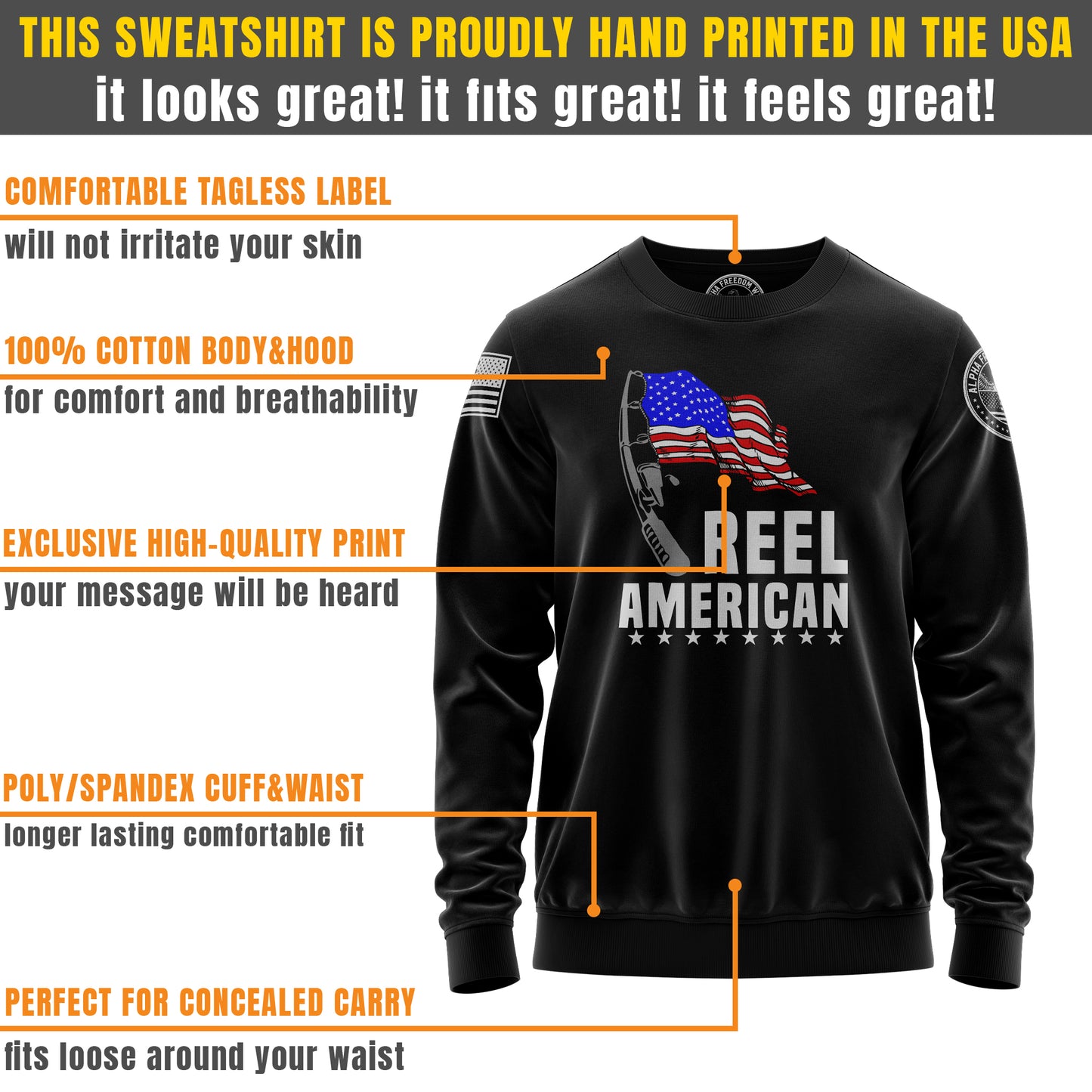 Reel American – Sweatshirt