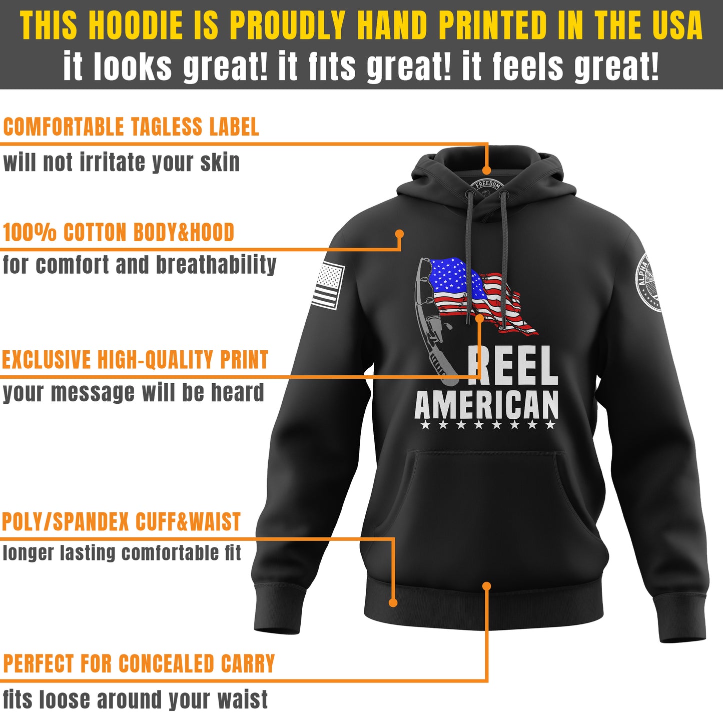 Reel American – Hoodie