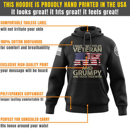 Veteran and Grumpy – Hoodie