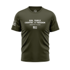 God, Family, Country & Freedom Tee