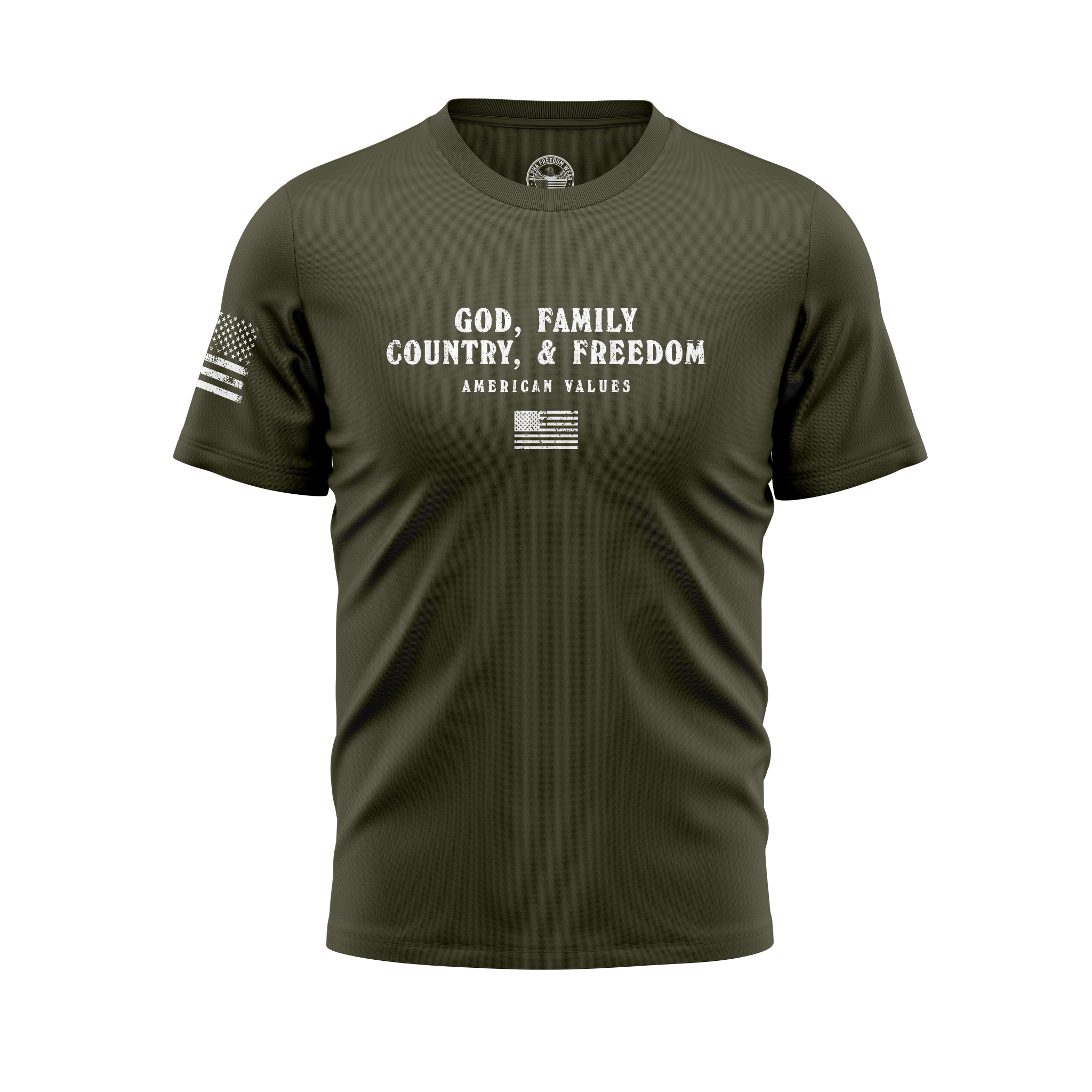 God, Family, Country & Freedom Tee