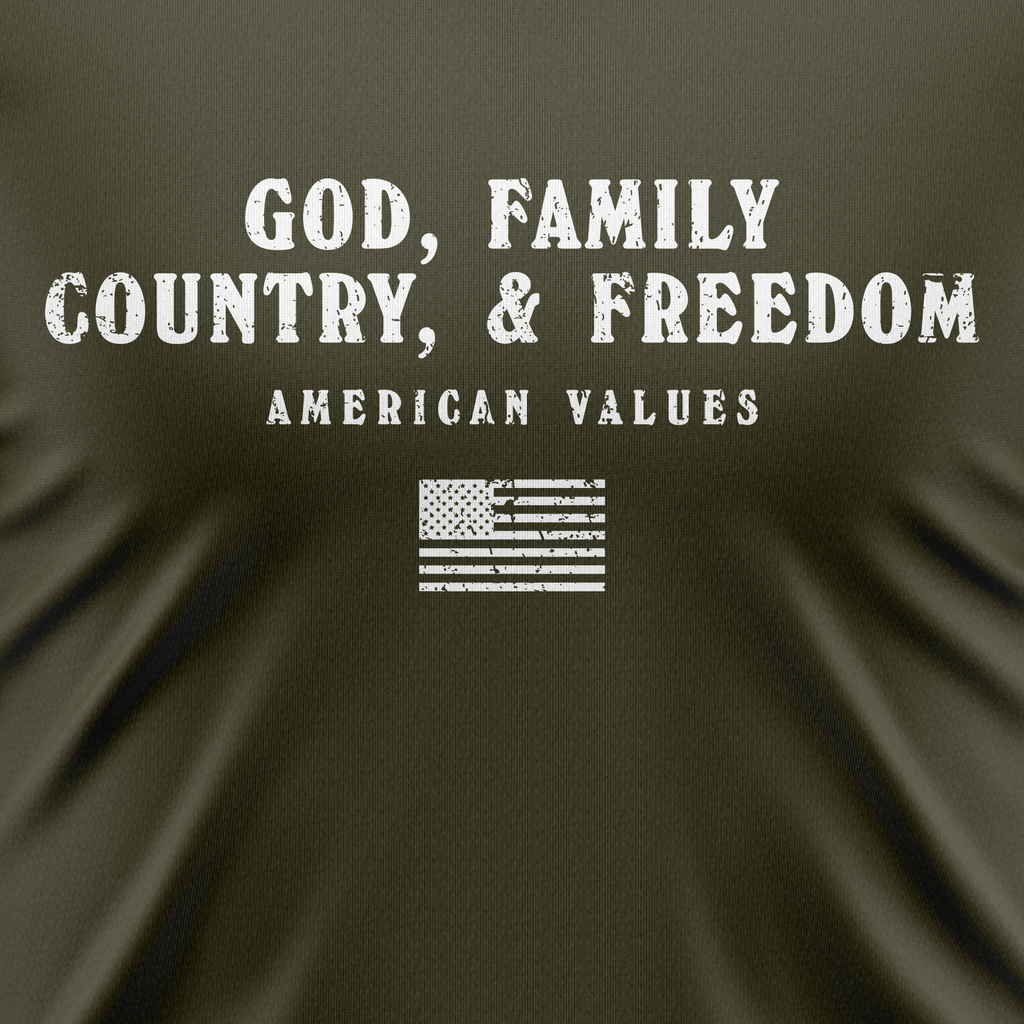 God, Family, Country & Freedom Tee