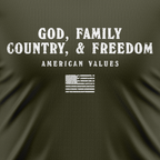 God, Family, Country & Freedom Tee