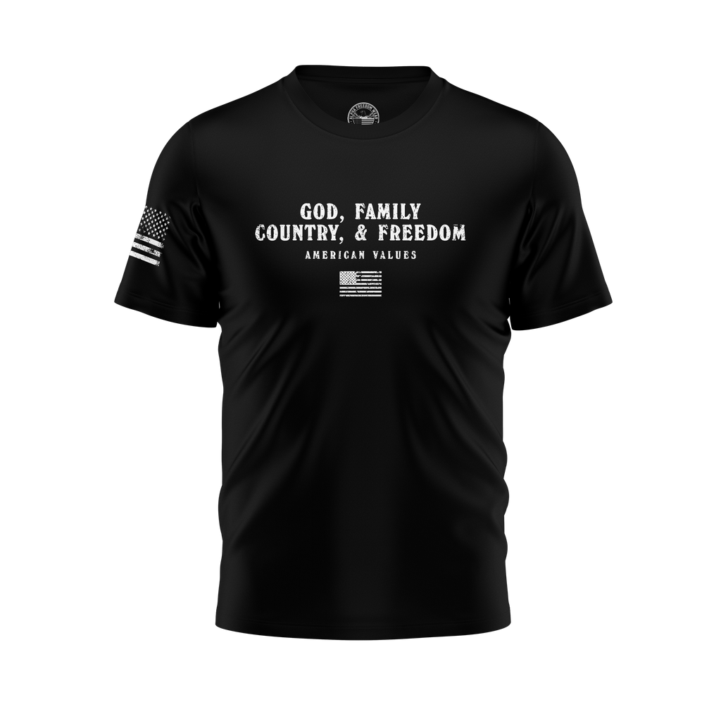 God, Family, Country & Freedom Tee