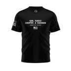God, Family, Country & Freedom Tee