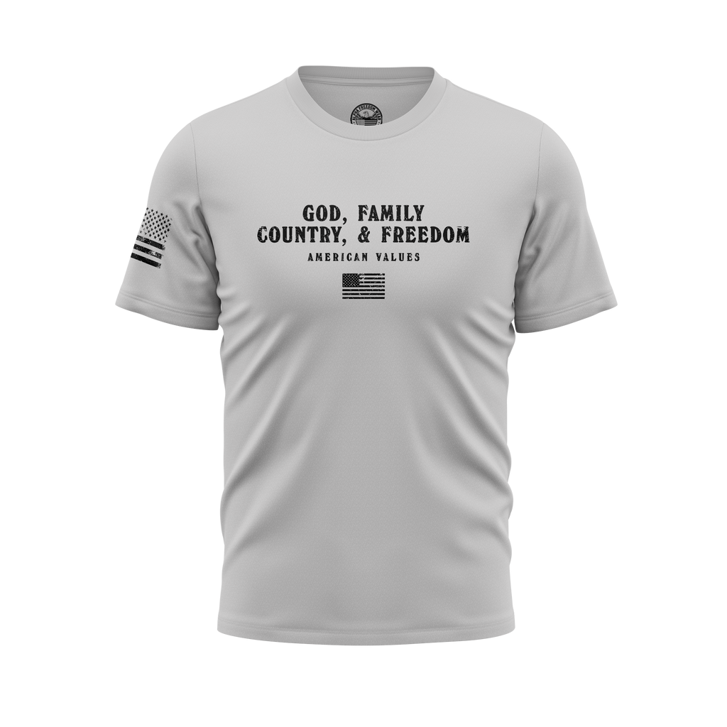 God, Family, Country & Freedom Tee