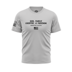 God, Family, Country & Freedom Tee
