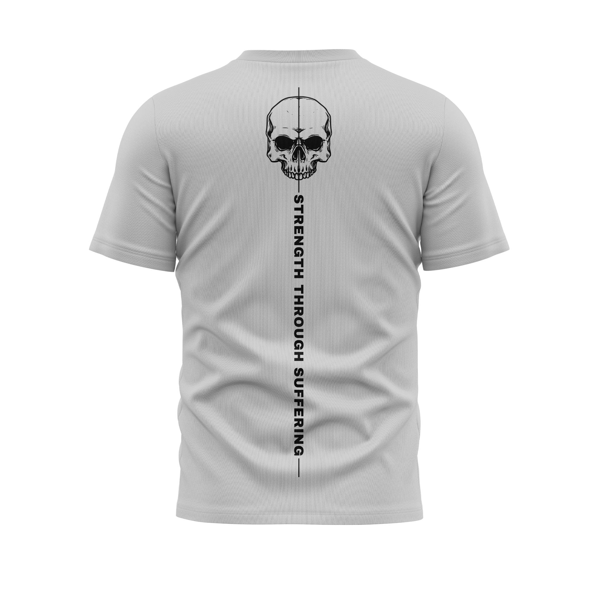 Strength Through Suffering Tee — USA Flag Sleeve