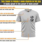 Strength Through Suffering Tee — USA Flag Sleeve