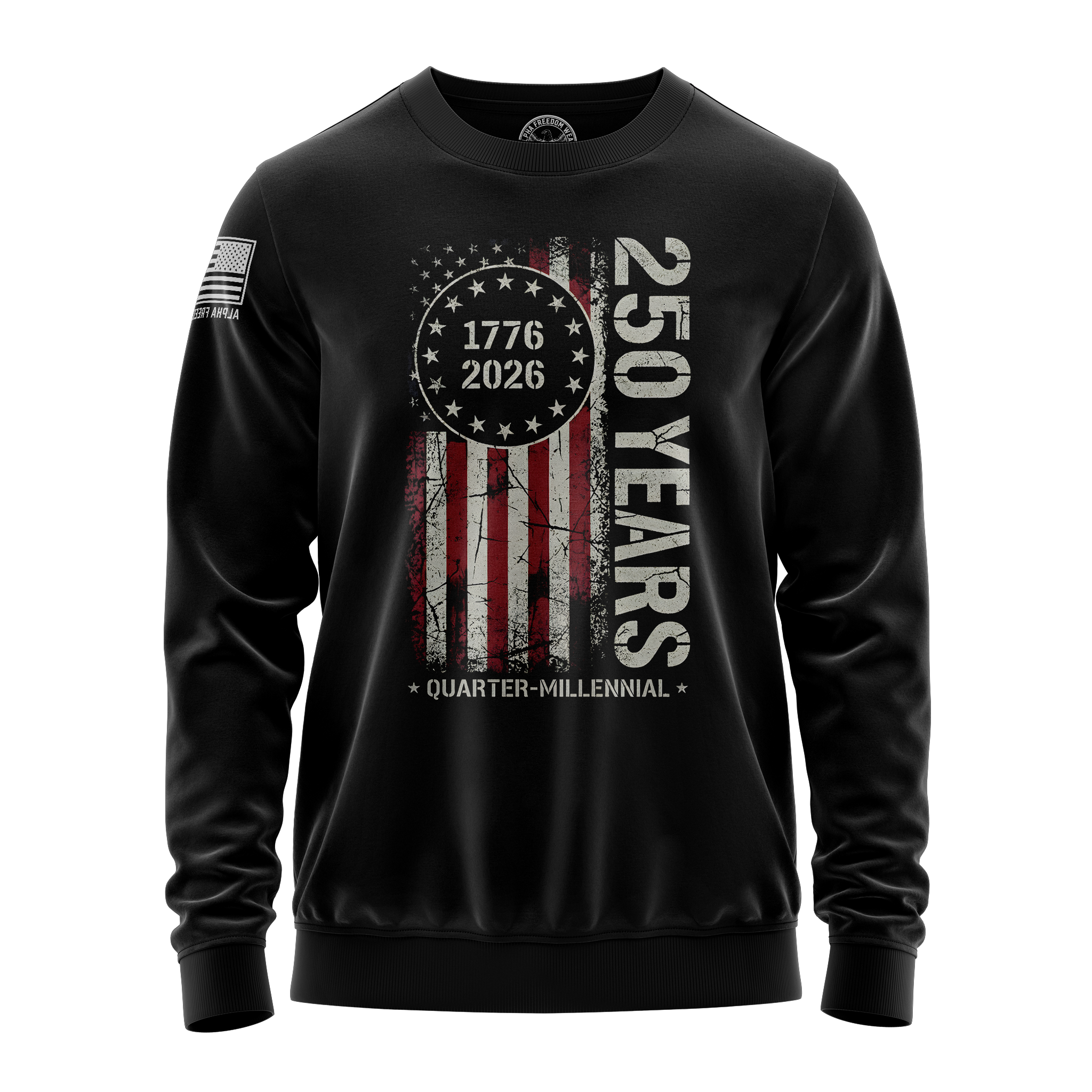 250 Years of America Limited Edition Crewneck Sweatshirt (1776–2026) | Only 250 Made