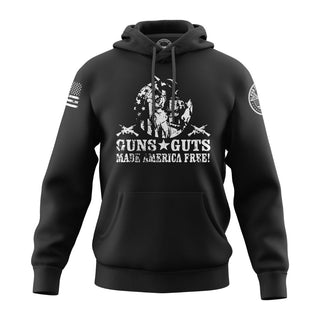 Guns Guts- Black Hoodie