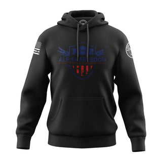 Alpha Freedom- Black Hoodie