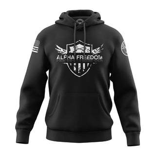 Alpha Freedom- Black Hoodie