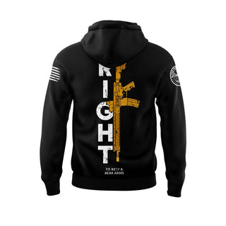 Right To Keep & Bear Arms- Black Hoodie