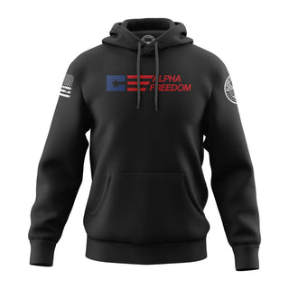 Alpha Freedom- Black Hoodie